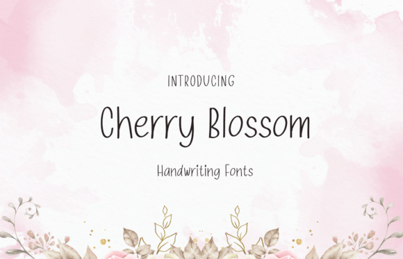 Cherry Blossom: A Sweet, Friendly Handwritten Font for Creative Projects