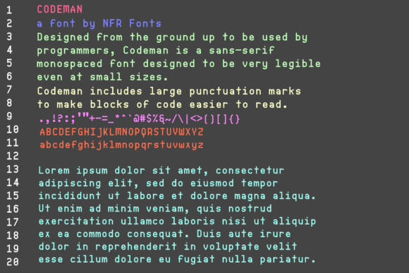 Codeman: The Modern Sans Serif for Bold Ideas