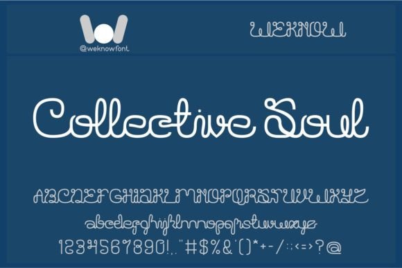 Collective Soul: A Script Font with a Handwritten Heart