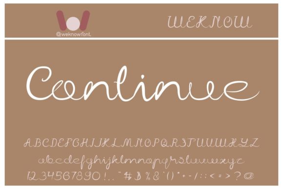 Continue: A Script Font That Elevates Modern Design