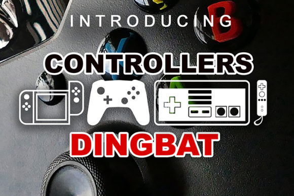 Controllers: The Ultimate Dingbats Font for Gaming & Tech Design