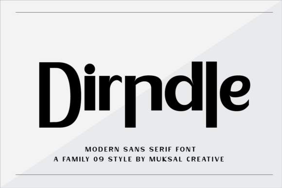 Dirndle: The Sans Serif That Feels Fresh and Familiar