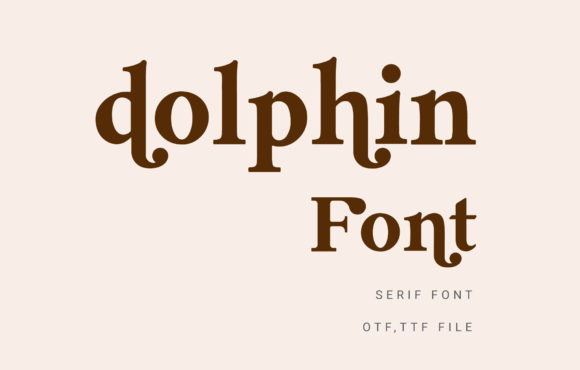 Dolphin: The Stylish Serif for Modern Branding