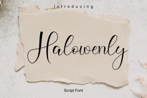 Halowenly: The Handwritten Font That Brings Personality to Any Project