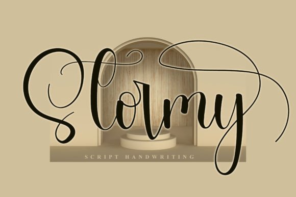 Stormy: The Bold Display Font for Dynamic Projects