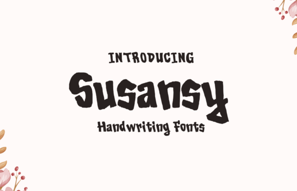 Susansy: A Sweet Handwritten Font for Creative Projects